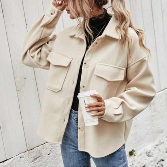 Women’s Button Down Jacket - Picture 1 of 7
